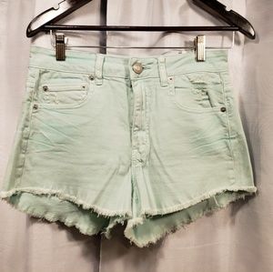 American Eagle Mint Green Shorts